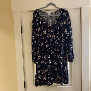 Navy and Pink Floral Tunic